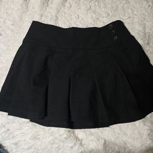 Cotton On Black Pleated Skirt
